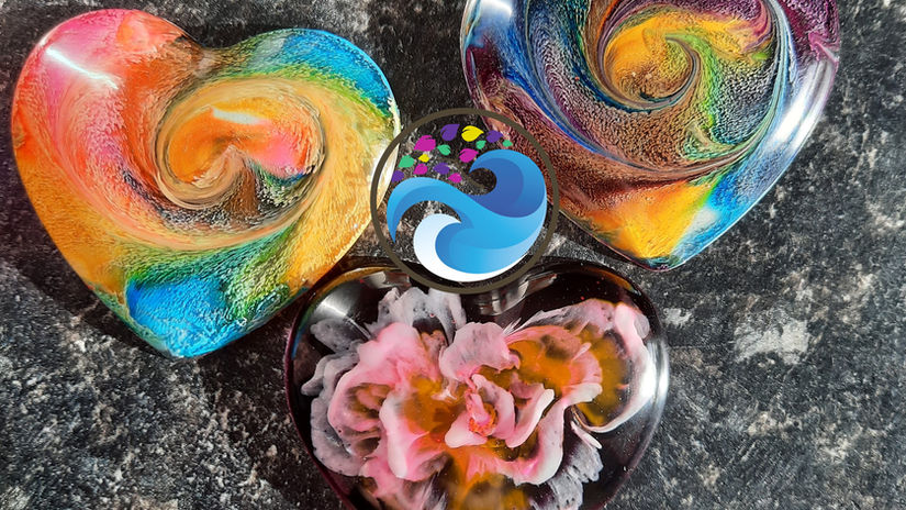 Alcohol Ink Swirls